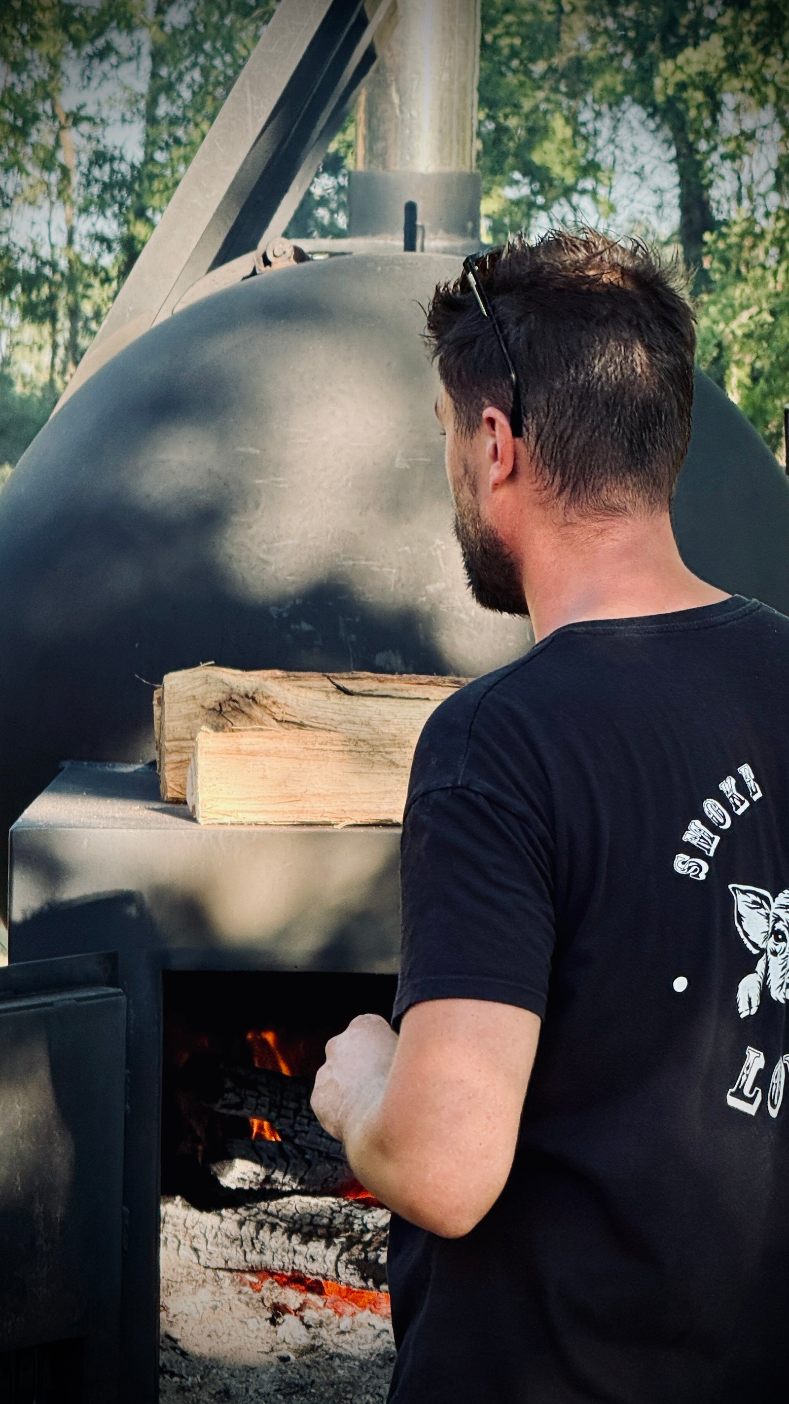 Le pitmaster Grill Smoke BBQ